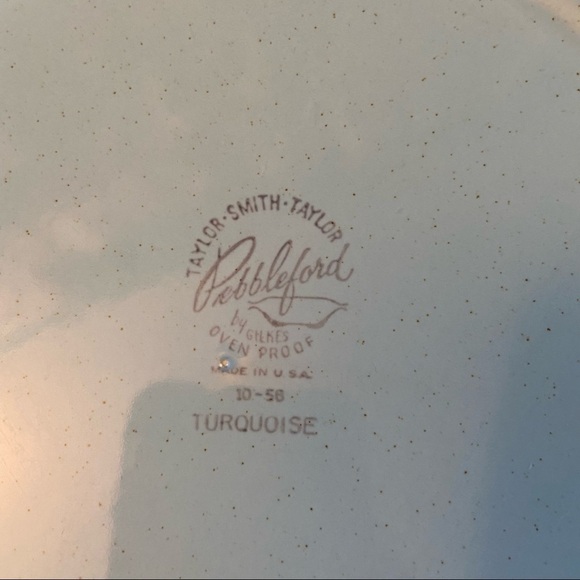 Vintage Taylor Smith & Taylor Pebbleford  1959 calender collector‎ plate - Picture 5 of 7